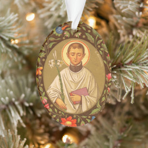 Dubbelzijdig St. Aloysius Gonzaga (PM 01) Acryl Ornament