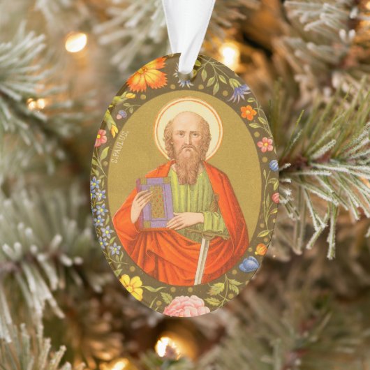 Dubbelzijdig St. Paul (PM 06) Acryl Ornament (Boom)