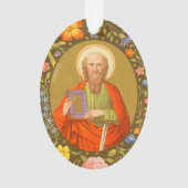 Dubbelzijdig St. Paul (PM 06) Acryl Ornament (achterkant)