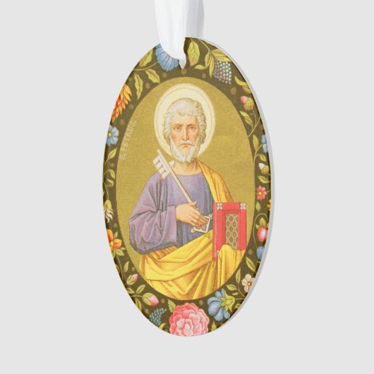 Dubbelzijdig St. Peter (PM 07) Acryl Ornament (voorkant)