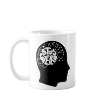 Dubbelzijdig "Stay Weird" Concept Brain Swirl Koff