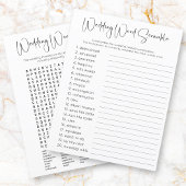 Dubbelzijdig Trouwwoord Zoeken Scramble Game