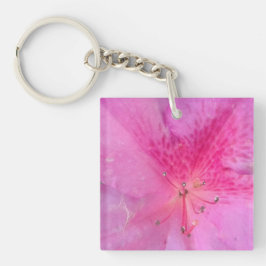 dubbelzijdig vierkant acryl sleutelhanger