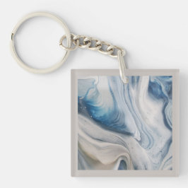dubbelzijdig vierkant met acrylische Sleutelhanger