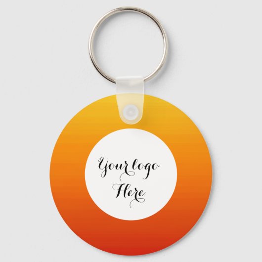 Dubbelzijdige Logo QR Code sleutelhanger (Voorkant)