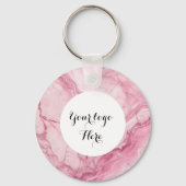 Dubbelzijdige Logo QR Code sleutelhanger (Voorkant)