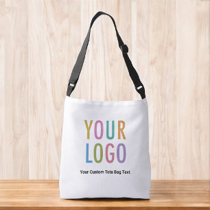 Dubbelzijdige Logo Schoudertas Custom Zakelijk Crossbody Tas