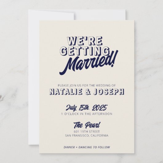 Dubbelzijdige moderne kleurrijke retro gewaagde br kaart (Voorkant)