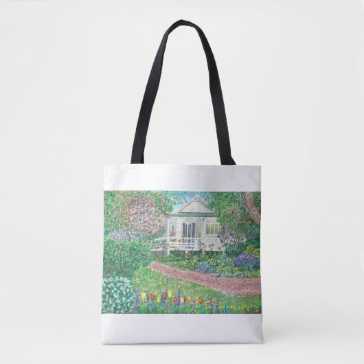 Dubbelzijdige Print Mother's Garden Canvas tas (Voorkant)