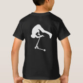 Dubbelzijdige scooter freestyle backflip t-shirt (Achterkant)