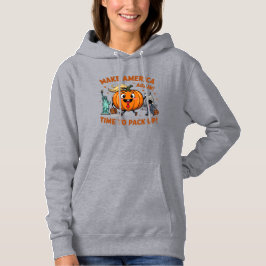 Dubbelzijdige Trumpkin Pumpkin – Make America Agai Hoodie