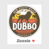 Dubbo, NSW Australië Sticker (Vel)