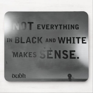 Dubh & Bán Mousepad Muismat
