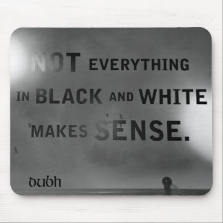 Dubh & Bán Mousepad Muismat