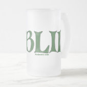 Dublin Beer Stein Matglas Bierpul (Voorkant rechts)