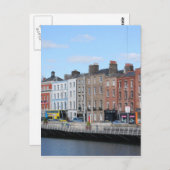 Dublin Centre on the Liffey Briefkaart (Voorkant / Achterkant)