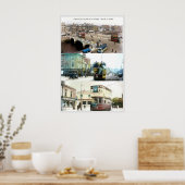  Dublin City Ierland Trams Afbeeldingen Poster (Keuken)