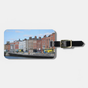 Dublin City op The Liffey Bagagelabel