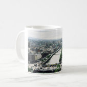 Dublin city skyline & O'Connell Bridge, Ierland Koffiemok (Voorkant links)