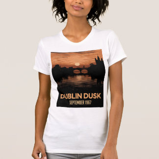 Dublin Crépuscule T-Shirt pour Femme | Art de Voya