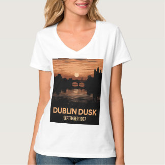 Dublin Crépuscule T-Shirt pour Femme | Art de Voya
