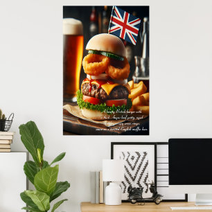 Dublin Delight Burger 24x36 Poster