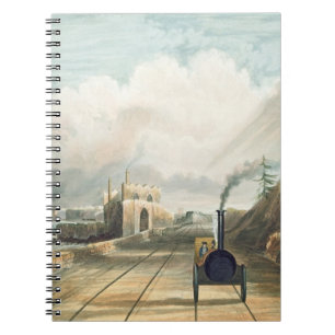 Dublin en Kingstown Railway: Van de voetbrug Notitieboek