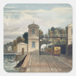 Dublin en Kingstown Spoorweg: Granite Pavilion en Vierkante Sticker