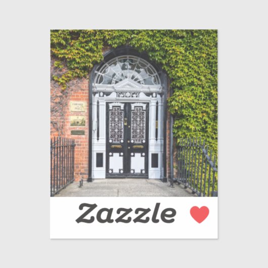 Dublin Georgian Door Sticker (Vel)