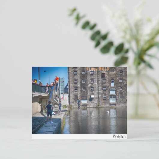 Dublin/Groot Kanaal Briefkaart (Staand voorkant)