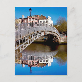 Dublin Halfpenny Bridge Briefkaart