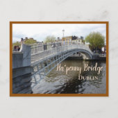 Dublin (Ha'penny Bridge) Briefkaart (Voorkant)