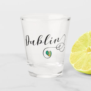 Dublin Heart Mok, Ierland Shot Glas