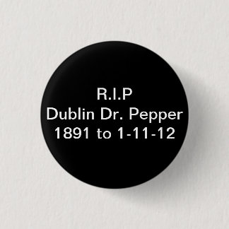 Dublin Herinner me Ronde Button 3,2 Cm