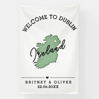 Dublin Ierland Bestemming Trouwcadeaus Spandoek