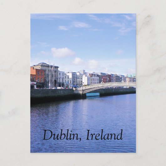 Dublin, Ierland briefkaart (Voorkant)