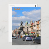 Dublin. Ierland Briefkaart (Voorkant / Achterkant)