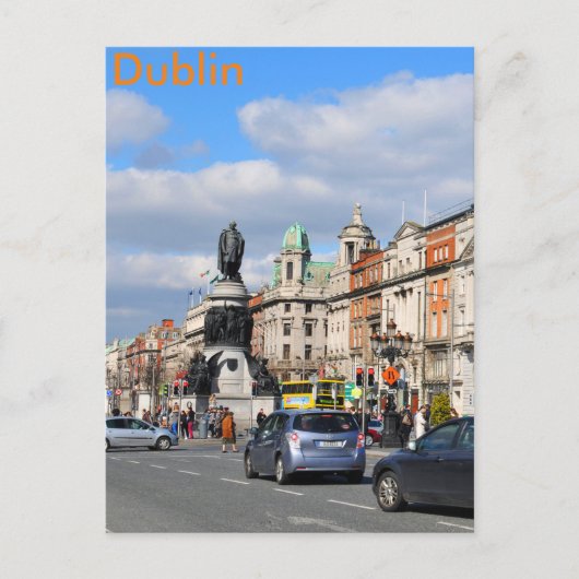 Dublin. Ierland Briefkaart (Voorkant)