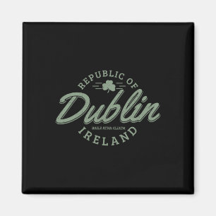 Dublin Ierland Klaverblad Ierse St. Patricks Dag Magneet