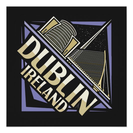 Dublin Ierland Perfect Poster (Voorkant)