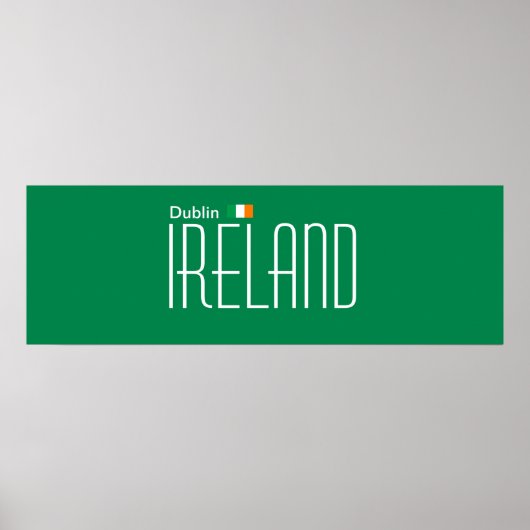 Dublin, Ierland Poster (Voorkant)