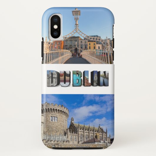 Dublin Ierland Vacation 2 Photos Collage Case-Mate iPhone Case (Achterkant)