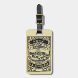 Dublin Ireland Guide Book Personalized Bagagelabel