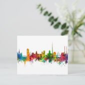 Dublin Ireland Skyline Briefkaart (Staand voorkant)