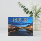 Dublin Ireland Travel Briefkaart (Staand voorkant)