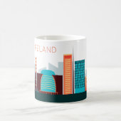 Dublin Irlande Skyline Coffee Mug (Centre)