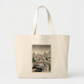 Dublin met Kerstmis Grote Tote Bag