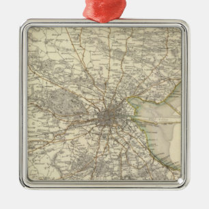 Dublin-omgevingen Metalen Ornament
