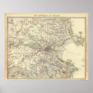 Dublin-omgevingen Poster