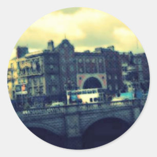 Dublin Pop Art Ronde Sticker